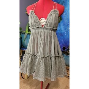 Free People 100 Degrees Dress in Green XS